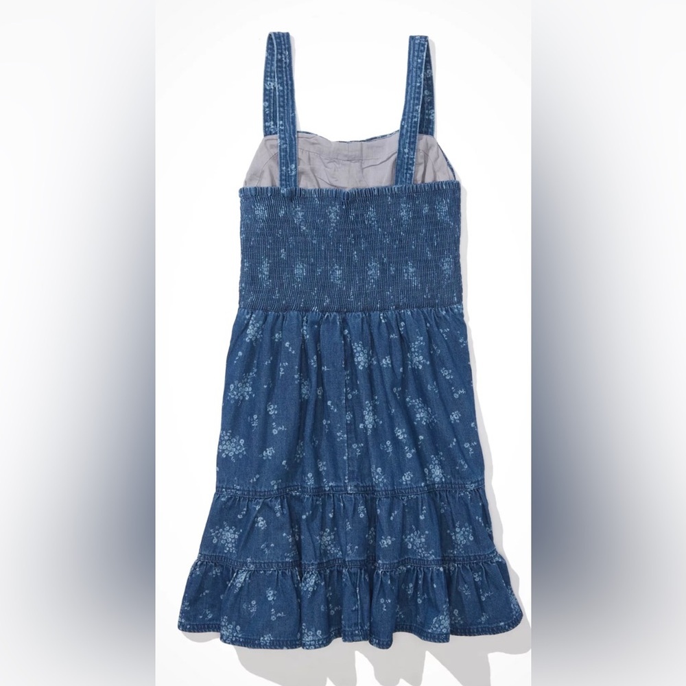 NWOT American Eagle Blue Denim Mini Dress - Picture 3 of 10